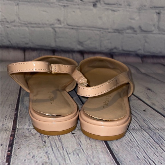 Madden Girl Delaneyy Nude Slingback Flats Sz8 like new - Picture 7 of 10